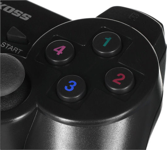 Vakoss GP-4705BK Безжичен Gamepad за PC / PS3 / Xbox Series Черен