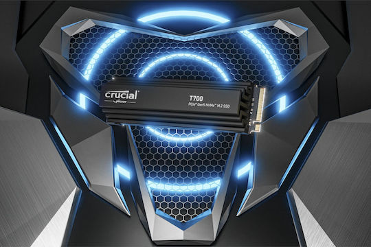 Crucial T700 SSD 1TB τύπου M.2 με σύνδεση PCI Express 5.0 και Ψύκτρα CT1000T700SSD5
