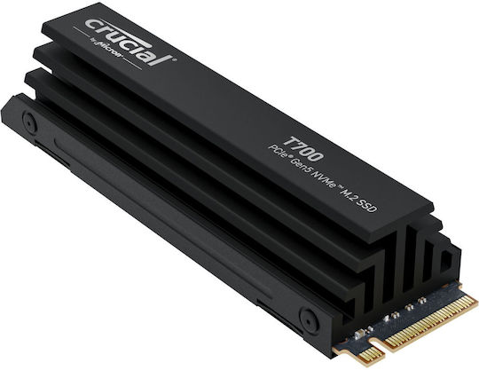 Crucial T700 with heatsink SSD 4TB τύπου M.2 με σύνδεση PCI Express 5.0 και Ψύκτρα CT4000T700SSD5