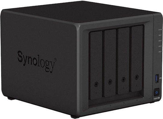 Synology DiskStation DS923+ NAS Tower με 4 θέσεις για HDD/M.2/SSD και 2 θύρες Ethernet