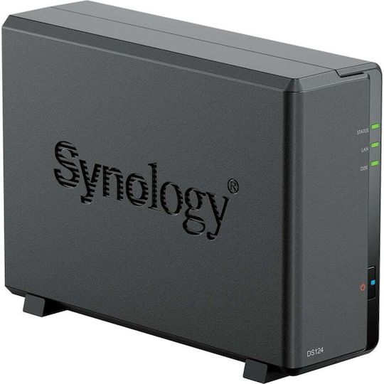 Synology DiskStation DS124 NAS за един HDD/SSD
