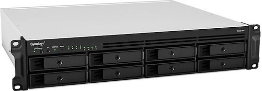 Synology RackStation RS1221RP+ NAS Rack με 8 θέσεις για HDD/SSD και 4 θύρες Ethernet