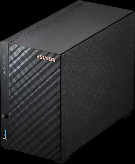 Asustor Drivestor 2 Lite (AS1102TL) NAS Кула с 2 слота за HDD