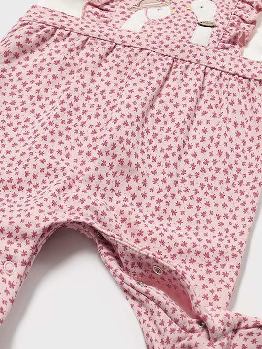 Mayoral Бебешко Боди Дълъг ръкав Baby Pink