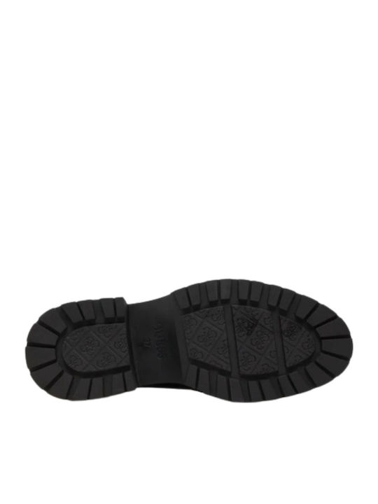 Δερμάτινα Γυναικεία Loafers σε Μαύρο Χρώμα
