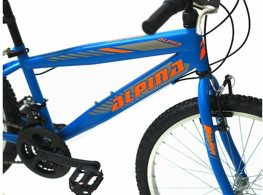 Alpina Alpha Mtb 26" 2022 Albastru Bicicletă De Munte Cu 21 Nivele De Viteză