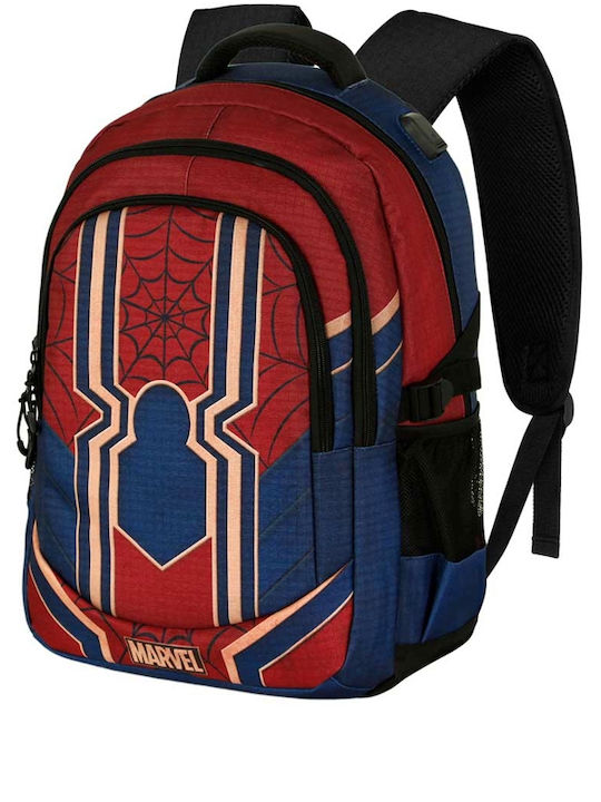 Spiderman Ученическа раница за Гимназия Многоцветна