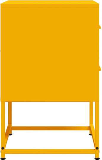 Комод Метален Жълт 36x39x60.5см