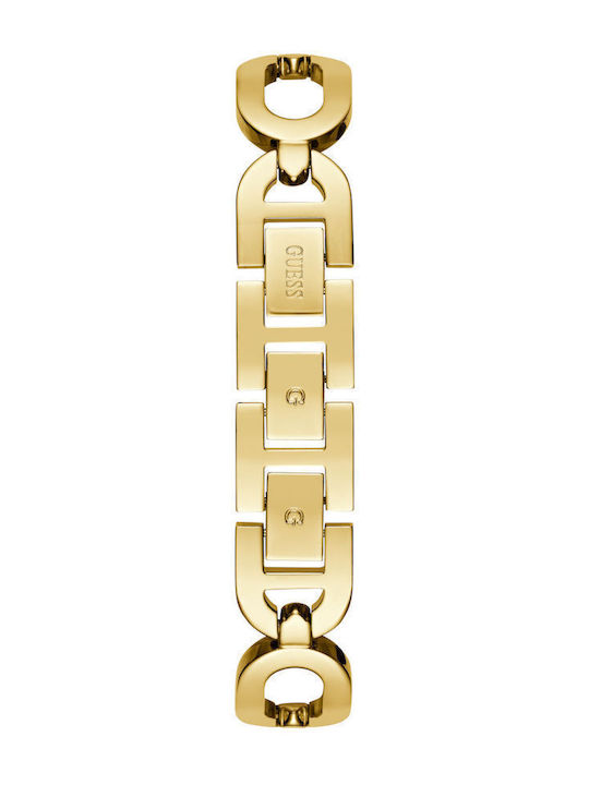 Guess Γυναικείο Ρολόι 30mm Χρονογράφος Μπαταρίας με Χρυσό Μεταλλικό Μπρασελέ