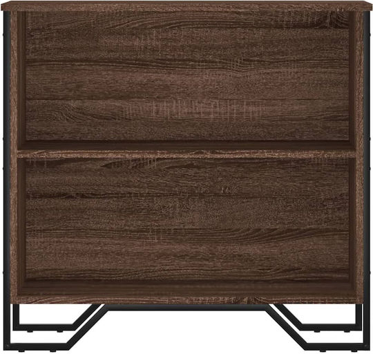 Библиотека Кафява 80x31x74.5см