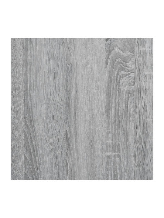 Grey Bookcase 80x31x74.5cm