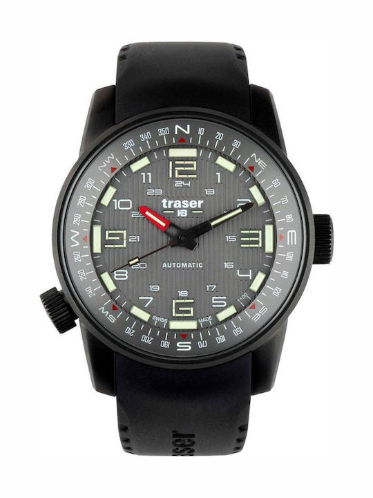 Traser H3 P68 Pathfinder T100 Watch Battery with Rubber Strap