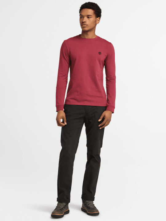 Dunstan River Long Sleeve Red Blouse