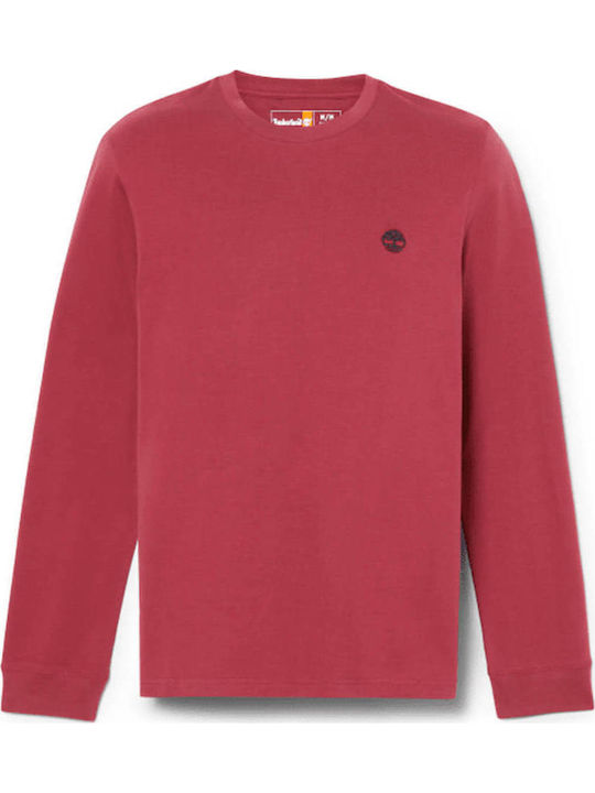 Dunstan River Long Sleeve Red Blouse