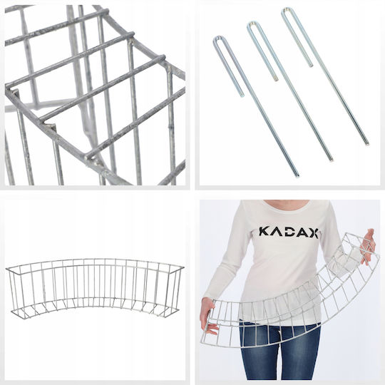 Kadax Ghiveci Gabion pentru Grădină Margine Gazon 75cm