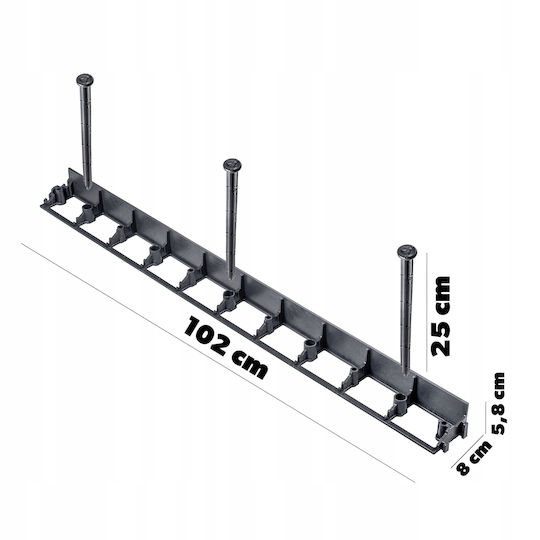 Kadax Rasenkante 5,8cm 20m + 60 Pfähle
