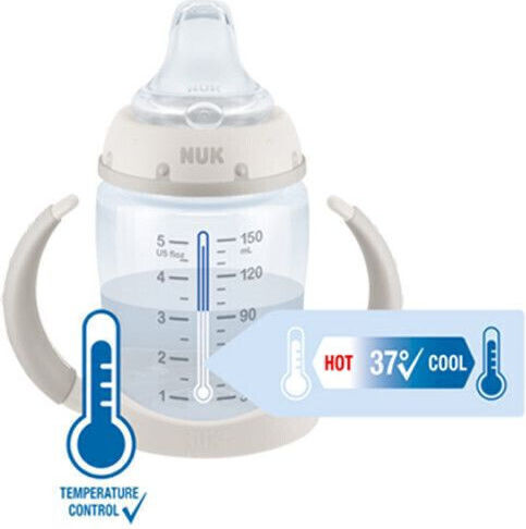 Nuk First Choice Educational Sippy Cup Silicone with Handles Gray Disney Mickey for 6m+m+ 150ml