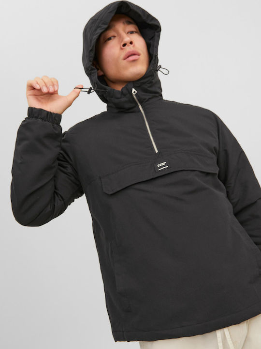 Winter Jacket Windproof Black