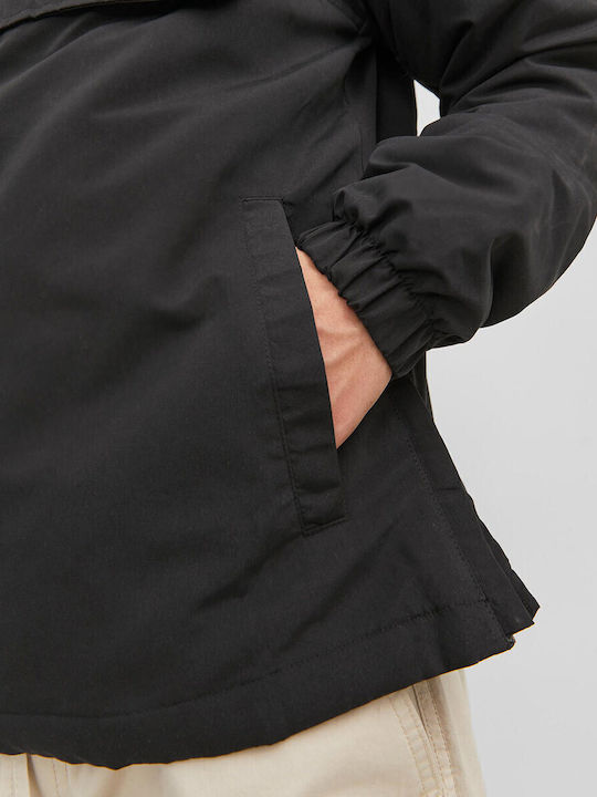 Winter Jacket Windproof Black