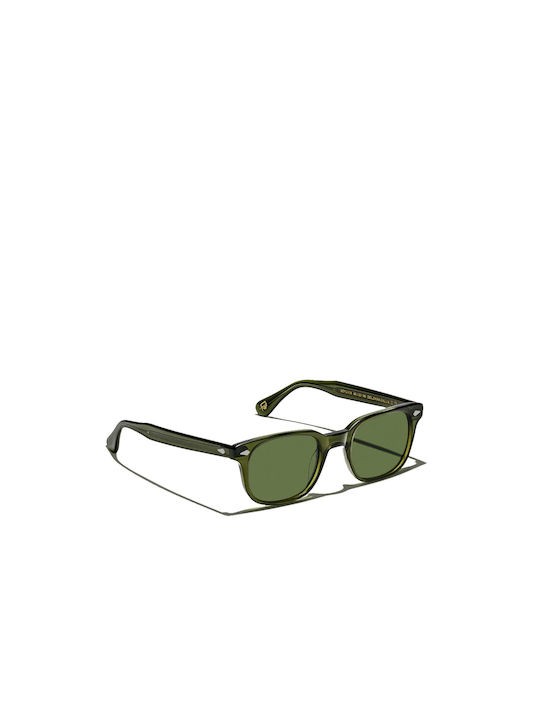 Moscot Boychik Sunglasses with Green Plastic Frame and Green Lens BOYCHIK DARKGREEN