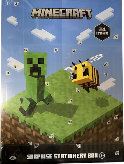Minecraft Παιδικό Σετ Γραφικής Ύλης 24τμχ