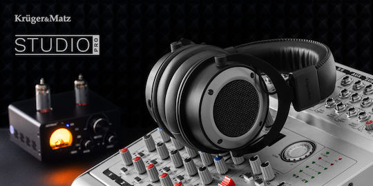 Kruger & Matz Studio Pro Ενσύρματα Over Ear Ακουστικά Μαύρα