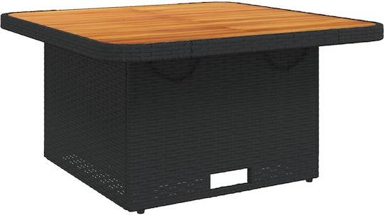 Garten- und Outdoor-Möbelsets 3 Stück Schwarz mit Kissen
