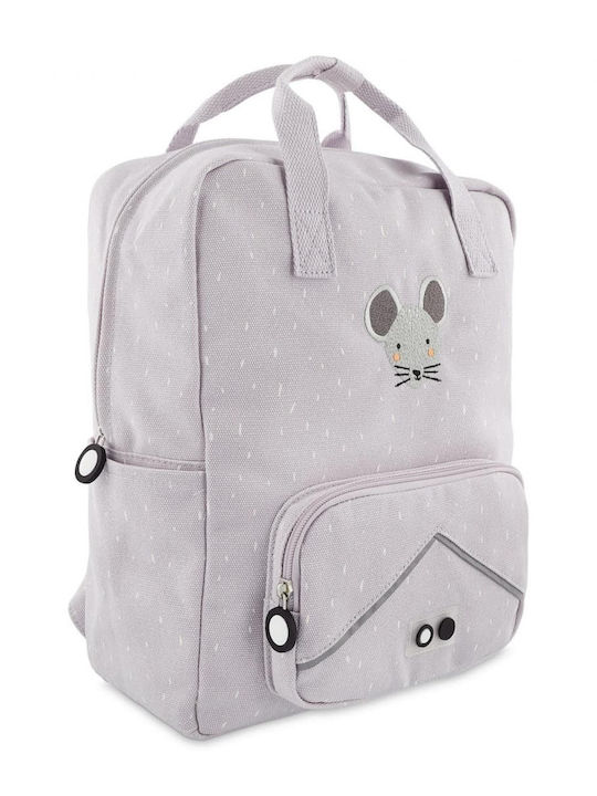 Trixie Mrs Mouse School Backpack Elementary Purple 27 x 12 x 34cm