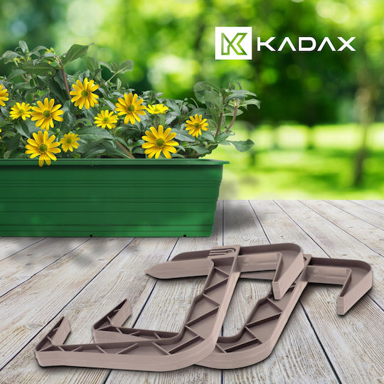 Kadax Άγκιστρα Γλάστρας Πλαστικά 2τμχ