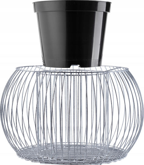 Kadax Pot Stand Wooden Silver 53cmx53cmcm.