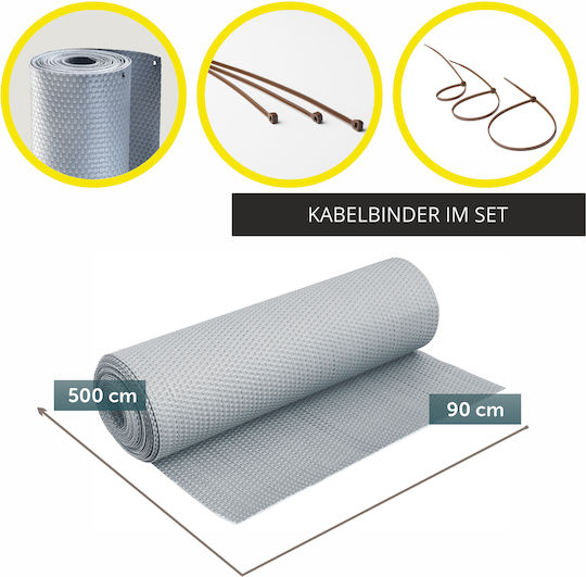 Kadax Shade Divider Gray 0.9x5m