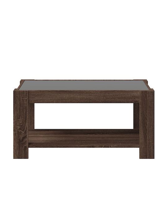 Rectangular Central Glass Coffee Table Drys M93xW53xH45cm