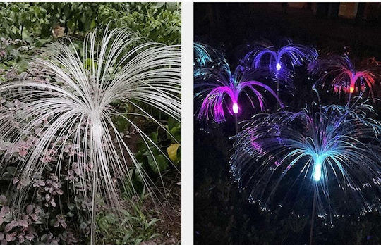 Lampă solară LED tip Medusa înălțime 90 cm Grădină Flippy