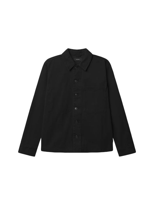 Gabba Herrenhemd Overshirt Langärmelig Jeans Black (Black)