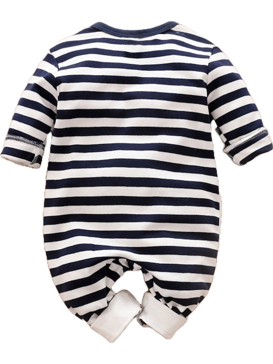TakTakBaby Babystrampler Langärmliges Marineblau
