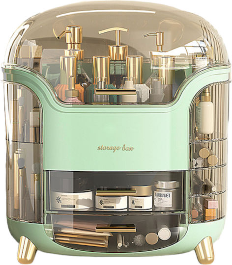 Organizator Cosmetice Cu Separatoare Verde