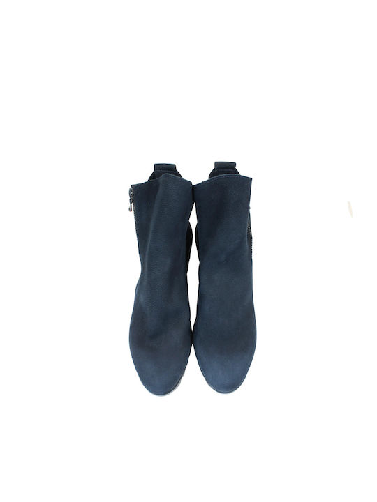 Arche Leder Damen Knöchelstiefel Blau