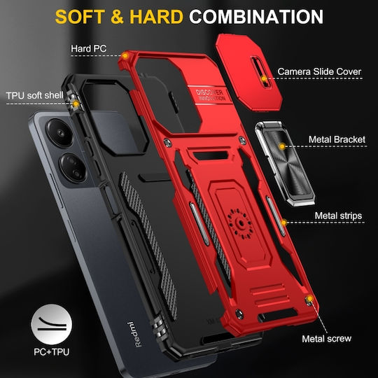 Back Cover Μεταλλικό Κόκκινο (Xiaomi 13 Pro)