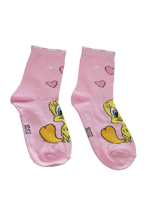 Disney Kids' Socks Pink