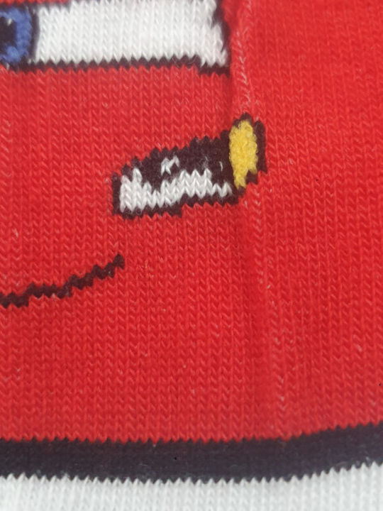 Disney Kids' Socks Cars Red