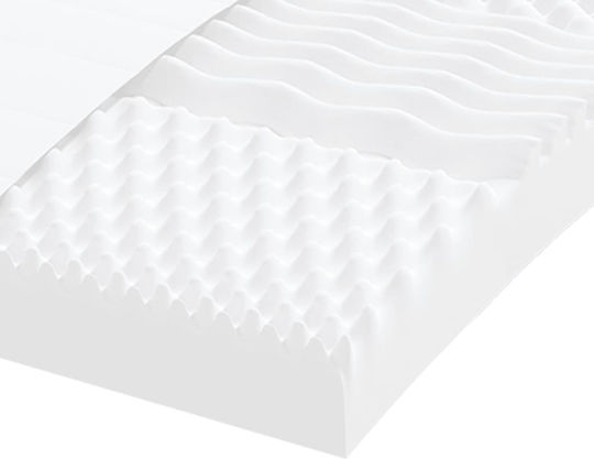 vidaXL Единичен Матрак 90x210x10см