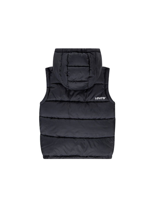 Levi's Kids Casual Jacket Sleeveless with Hood Black