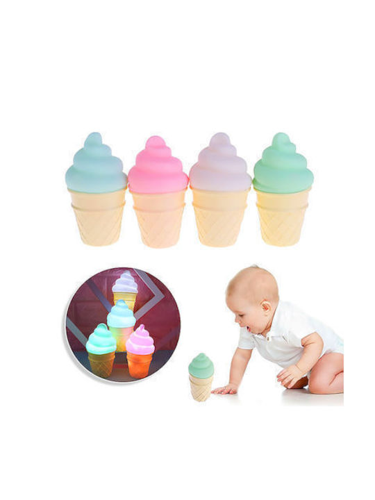Beboulino Kids Decorative Lamp Ice cream Pink 7x14cm