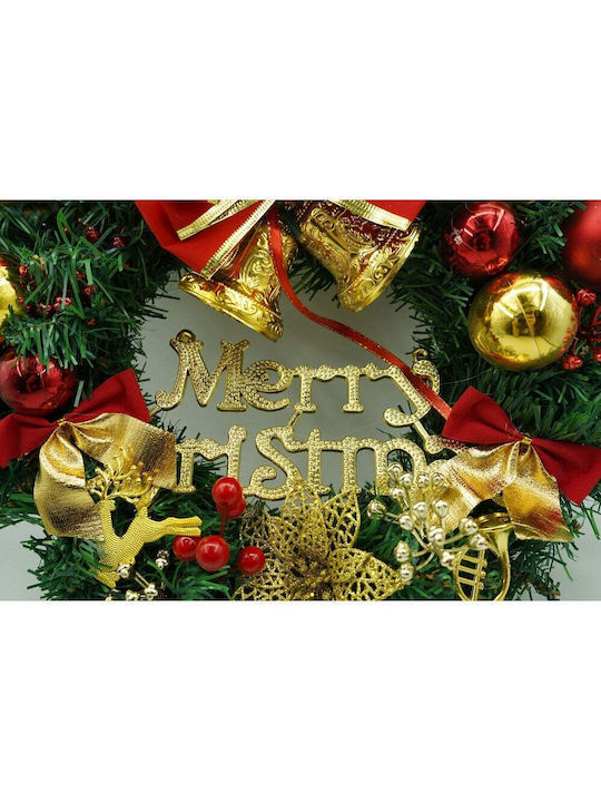 Weihnachtsdekoration Kunststoff Kranz mit Durchmesser 40cm. Flippy