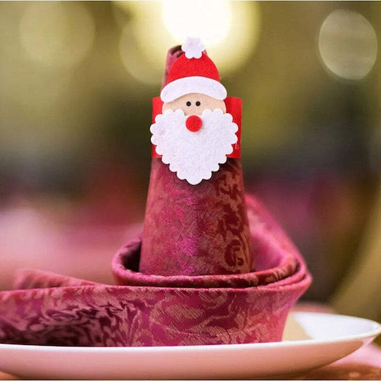 Serviette mit Weihnachtsmann