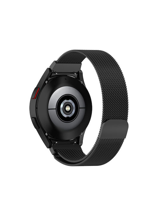 Tech-Protect Milaneseband Strap Stainless Steel Black (Samsung Galaxy Watch 4/5/5 Pro/6/7/FE)