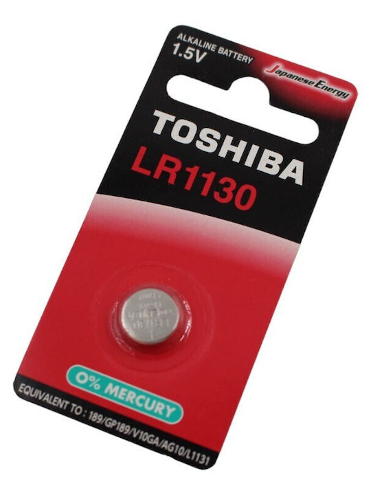 Toshiba Bp-1c Αλκαλική Μπαταρία Ρολογιών LR54 1.5V 1τμχ