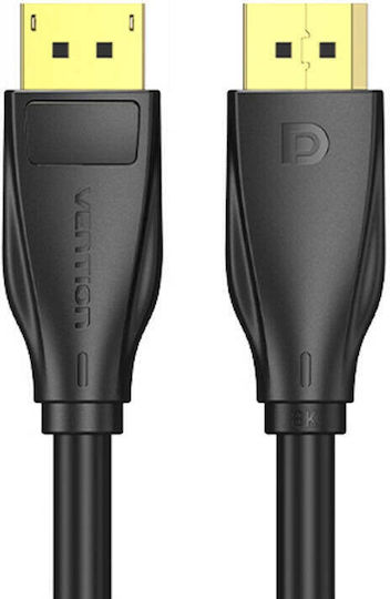 Vention Cable DisplayPort male - DisplayPort male 3m Μαύρο (HCDBI)