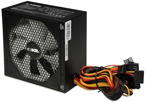 iBox Aurora 700W Negru Sursă de Alimentare Calculator Complet cu fir