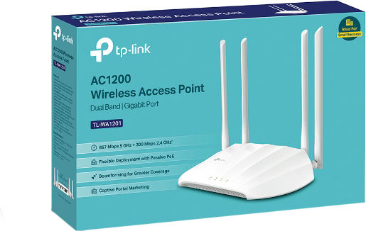 TP-LINK TL-WA1201 v3 Точка за достъп Wi-Fi 5 - Wi-Fi 5 Двулентов (2.4 и 5GHz)